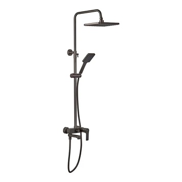 Душова колона із змішувачем Haiba Milano 003-J Graphite (HB4009) 5573921f-3c2b-4083-a111-1ca8931ce58d фото
