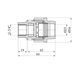 Муфта ПЕ SantehPlast 25х3/4" РВ CV019206 фото 2