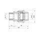 Муфта ПЕ SantehPlast 32х1" РВ CV022579 фото 2