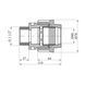 Муфта ПЕ Rozma 40х1 1/2" РЗ CV023388 фото 2
