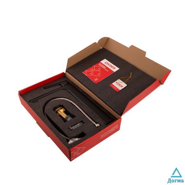 Змішувач для умивальника високий Koer KB-11031-05 (KR5434) bca6eb6e-de85-4a5a-b81f-9cb80bcddd40 фото
