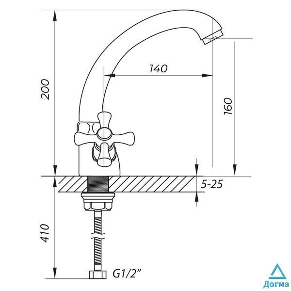 Змішувач для умивальника Zerix TLC 827 (ZX0079) 33173911-36f0-4022-ba94-832115ade61c фото