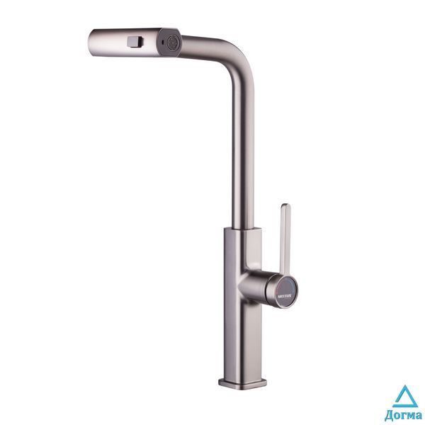 Змішувач для кухні з висувним виливом Mixxus Premium HAMMER 014 GRAPHITE (MI6955) 85a49c57-4be9-498e-b8e8-d85488c29a1e фото