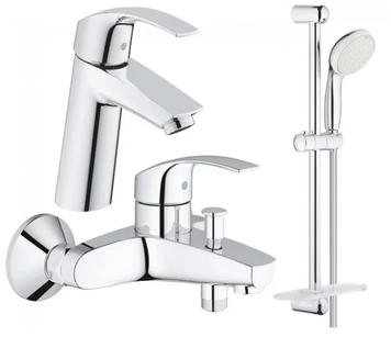 Набір змішувачів Grohe Eurosmart M-Size для ванної кімнати (123246M) 90177e93-c790-4765-b9af-6e70f9ad3667 фото