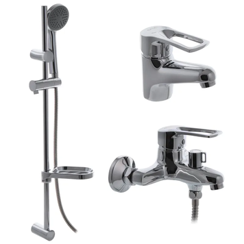 Комплект змішувачів для ванної Cron Hansberg SET-1 (CR0842) 19116498-4602-4e8d-8c3d-fa7f2de5920a фото