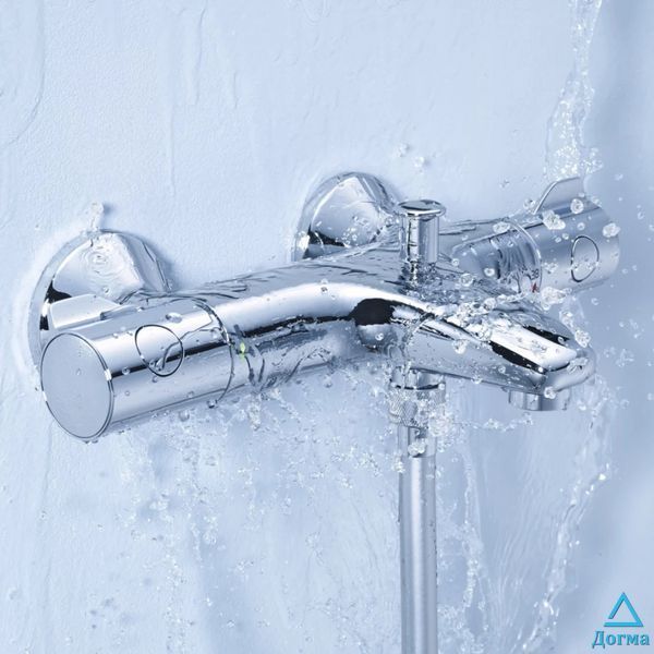 Змішувач для ванни Grohe Grohtherm 800 34567000 з душовим гарнітуром 27948001 (34567001) CV032204 фото