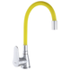 Змішувач для кухні Zerix SOP7 146 з жовтим гнучким виливом (ZX2661) bb6be31a-5c83-4dd9-9710-0667e470d25f фото 1