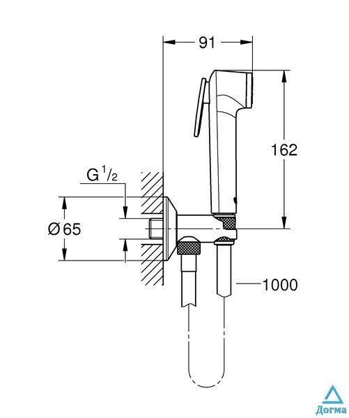 Гігієнічний душовий набір Grohe Tempesta-F Trigger Spray (26358000) b7480f73-3c5f-46a7-99ab-5b59f4325ee6 фото