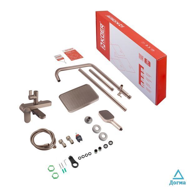 Душова колона зі змішувачем Koer KB-56030-07, 3 функції (KR5429) 2beaefbc-55e4-4654-ba55-984a435ee14e фото