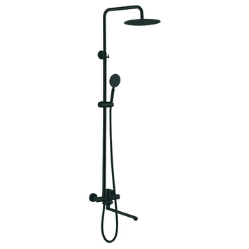 Душова колона із змішувачем Zerix DAX-006-J-35cm Black (нерж. сталь) (ZX4829) 1ae8ab40-8d9c-495d-b10a-1c9a2dfd8c3a фото