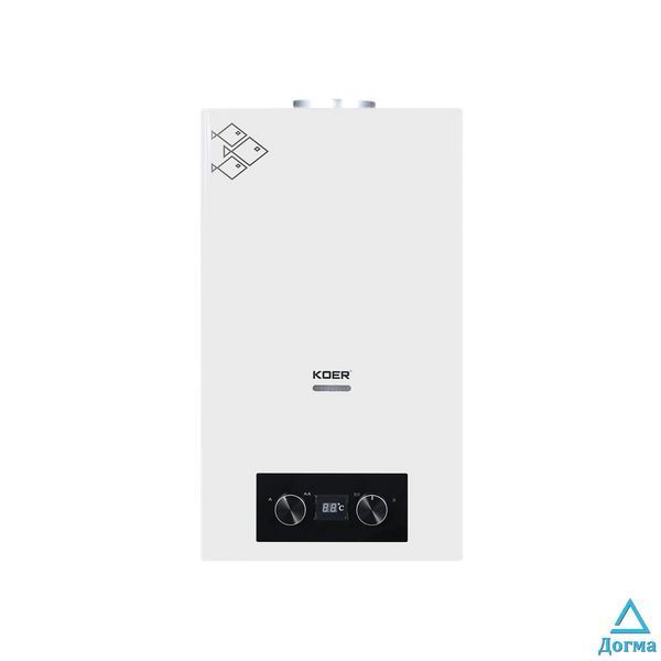 Газова колонка Koer KWH.G0110 WHITE димохідна 10 л/хв, колір білий (KR5553) 7570c1ac-7bc2-4b2b-a648-264d29025113 фото