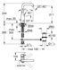 Змішувач для раковини L-розміру Grohe Essence New (32628AL1) 7dad6cfd-79e4-4b9a-ad00-269b40f67eb6 фото 5